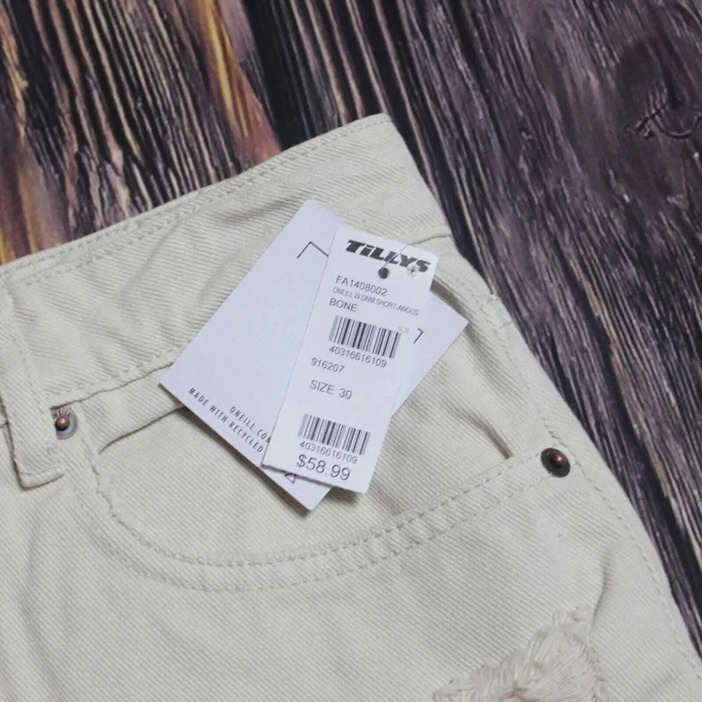 O'Neill - Angus Bone Denim Shorts - Size 30‎ - NWT